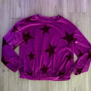 Cat & Jack Magenta Starry Top